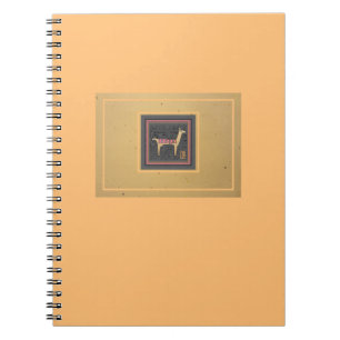 Whimsical Llama blank notebook