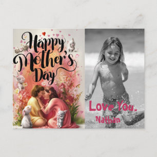 *~* Whimsical Loving Mother's Day Photo AP72 Holiday Postcard