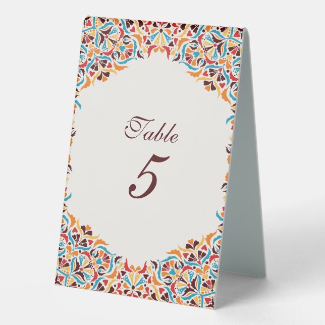 Whimsical Luxury Ivory Floral Style Border Wedding (Back)