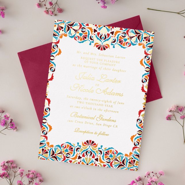 Whimsical Luxury Ivory Floral Style Border Wedding (Creator Uploaded)