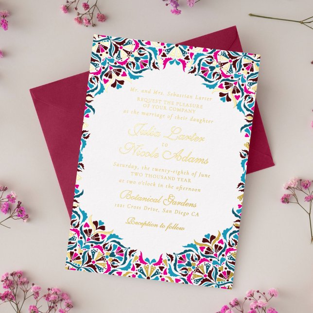 Whimsical Luxury Ivory Floral Style Border Wedding (Creator Uploaded)