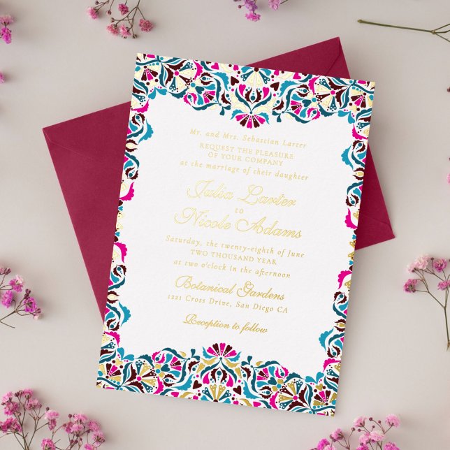 Whimsical Luxury Ivory Floral Style Border Wedding (Creator Uploaded)