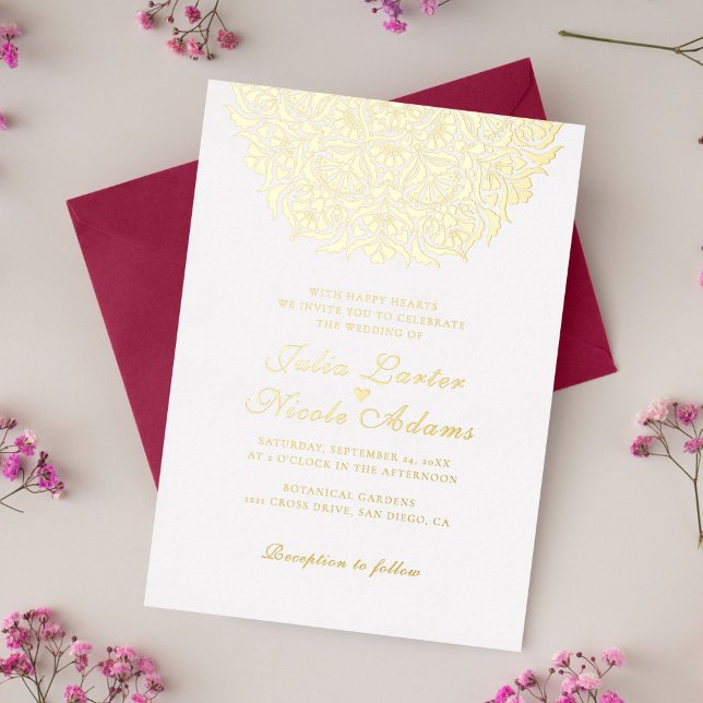 Whimsical Luxury Ivory Floral Style Border Wedding (Creator Uploaded)