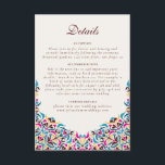 Whimsical Luxury Ivory Floral Style Border Wedding Enclosure Card<br><div class="desc">Beautiful Invitation to celebrate Special occasions and festivals comes with digital and E-invitation as per your request. We would love to replicate our designs to make multiple products like rsvp cards, labels envelopes, and more. Customisation is available for ready to print on request at info@shamaurcreatif@gmail.com. Look Forward to hearing from...</div>