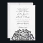 Whimsical Luxury Ivory Floral Style Border Wedding Invitation<br><div class="desc">Beautiful invitations and stationery for special occasions and festivals are available in both physical and digital formats. We can extend any design into matching items such as RSVP cards,  labels,  envelopes,  and more. Customization is available upon request. Looking forward to hearing from you!</div>
