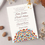 Whimsical Luxury Ivory Floral Style Border Wedding Invitation<br><div class="desc">Beautiful Invitation to celebrate Special occasions and festivals comes with digital and E-invitation as per your request. We would love to replicate our designs to make multiple products like rsvp cards, labels envelopes, and more. Customisation is available for ready to print on request at info@shamaurcreatif@gmail.com Look Forward to hearing from...</div>