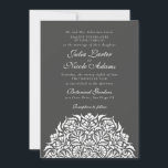 Whimsical Luxury Ivory Floral Style Border Wedding Invitation<br><div class="desc">Beautiful invitations and stationery for special occasions and festivals are available in both physical and digital formats. We can extend any design into matching items such as RSVP cards,  labels,  envelopes,  and more. Customization is available upon request. Looking forward to hearing from you!</div>