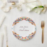 Whimsical Luxury Ivory Floral Style Border Wedding Paper Plate<br><div class="desc">Beautiful Invitation to celebrate Special occasions and festivals comes with digital and E-invitation as per your request. We would love to replicate our designs to make multiple products like rsvp cards, labels envelopes, and more. Customisation is available for ready to print on request at info@shamaurcreatif@gmail.com. Look Forward to hearing from...</div>