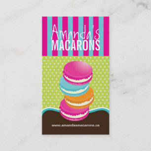 Whimsical Macarons Business Cards