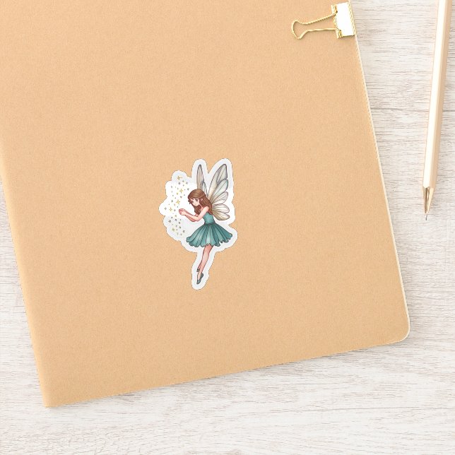 Whimsical Magical Fairy Sticker  (Notebook)