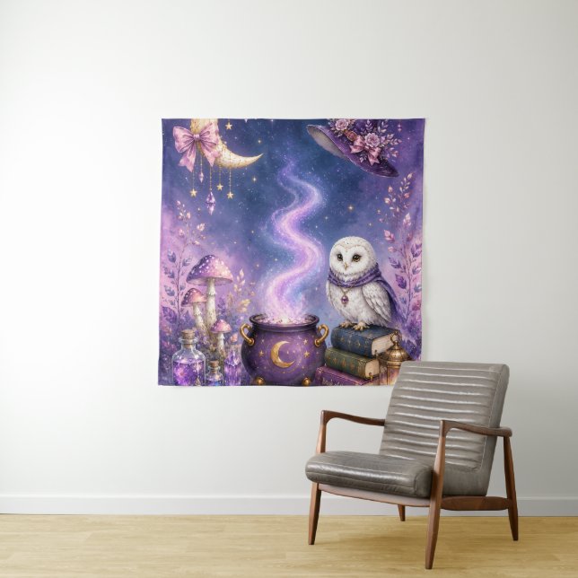 Whimsical Magical Fantasy Tapestry (In Situ)