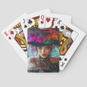Whimsical Magical Good Witch Playing Cards