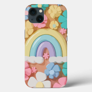 Whimsical Marshmallow Blooms - Vibrant Phone Case