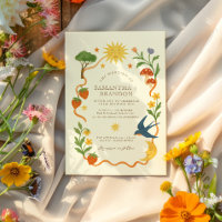 Whimsical Maximalist Eclectic Sun & Moon Wedding 