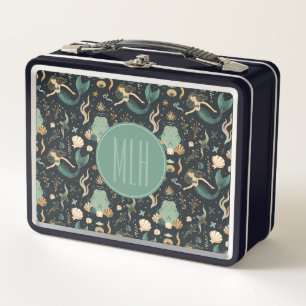Whimsical Mermaid Metal Lunchbox