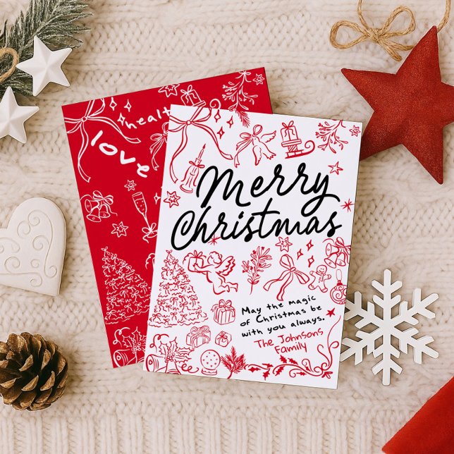 Whimsical Merry Christmas Card (Creator Uploaded)