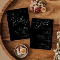 Whimsical Minimal Script All In One Wedding Of