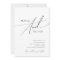 Whimsical Minimalist Script All In One Wedding