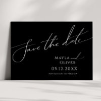 Whimsical Minimalist Script | Black Horizontal