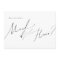 Whimsical Minimalist Script | Maid of Honour Card
