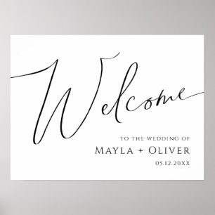 Whimsical Minimalist Script  Poster