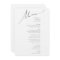 Whimsical Minimalist Script Wedding Dinner