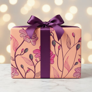 Whimsical Minimalist Wrapping Paper Sheets