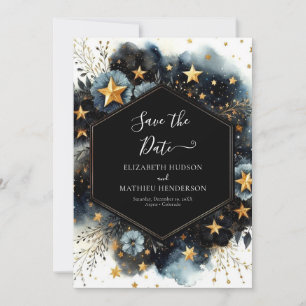 Whimsical Modern Celestial Wedding Save The Date
