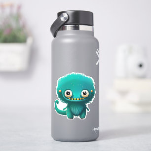 Whimsical monster sticker for kids