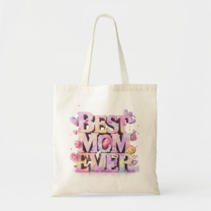 *~* Whimsical Mother Day Hearts Flowers 3-d AP72 Tote Bag