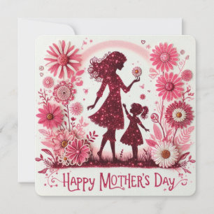 Whimsical Mother's Day Holiday Card