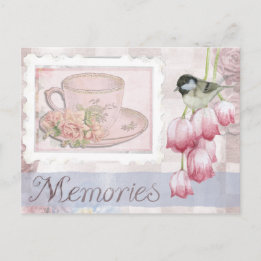 Whimsical Mother's Day Scrapbook Journal Memories Postcard
