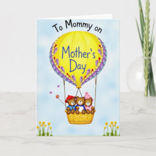 Whimsical Mummy Hot Air Card