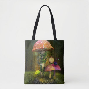 Whimsical Mushroom Fantasy Tote Bag