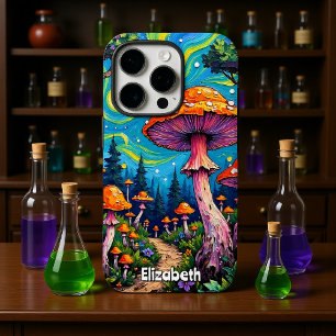Whimsical Mushroom Meadow iPhone 16 Pro Case