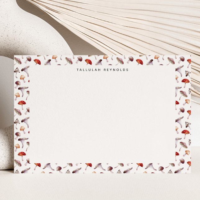 Whimsical Mushroom Pattern Card (Creator Uploaded)