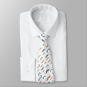 Whimsical Mustache Medley Tie