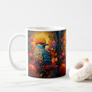 Whimsical Nature Blue Bird No 2 Coffee Mug