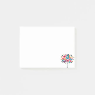 Whimsical Nature Butterfly Tree of Life Post-it Notes