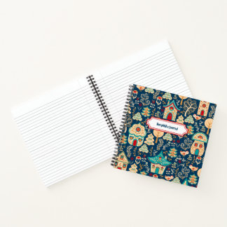 Whimsical Nordic Houses Notebook