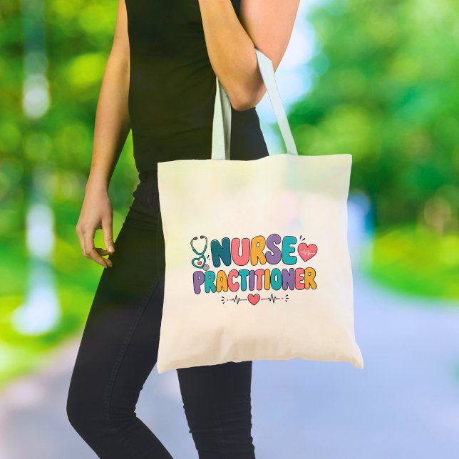 Whimsical Nurse Practitioner  Tote Bag (Creator Uploaded)
