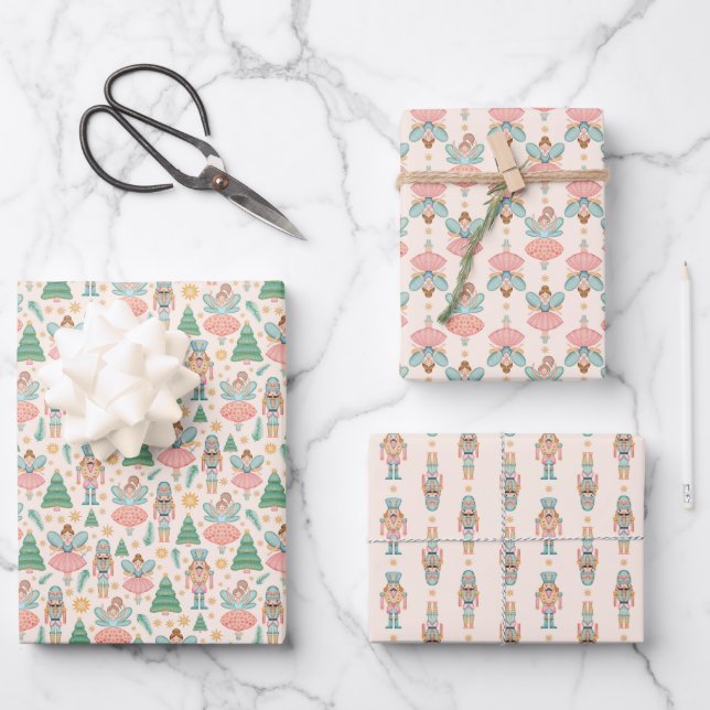 Whimsical Nutcracker Gift Wrap (Front)