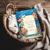 Whimsical Ocean Friends Baby Shower