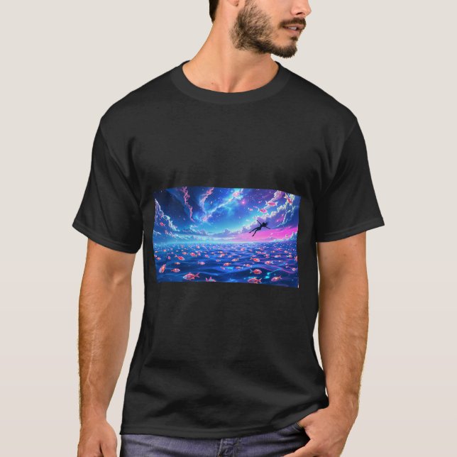 Whimsical Ocean T-Shirt (Front)