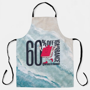 Whimsical Ocean Waves 60 Percent Off Ignorance All Apron