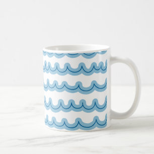 Whimsical Ocean Waves Coffee Mug