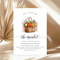 Whimsical Off the Market Bridal Shower Invitation