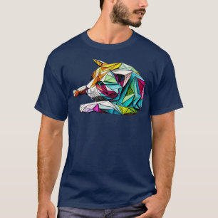 Whimsical Origami Cat2  T-Shirt