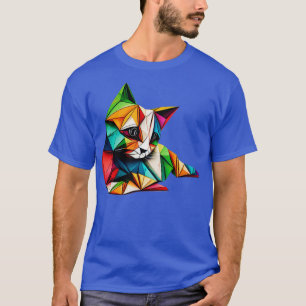 Whimsical Origami Cat3 T-Shirt