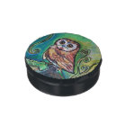 Whimsical Owl Jelly Belly Snip Snap Tin